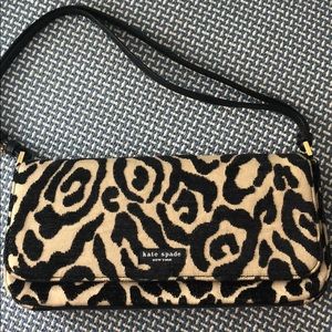Kate Spade animal print shoulder bag